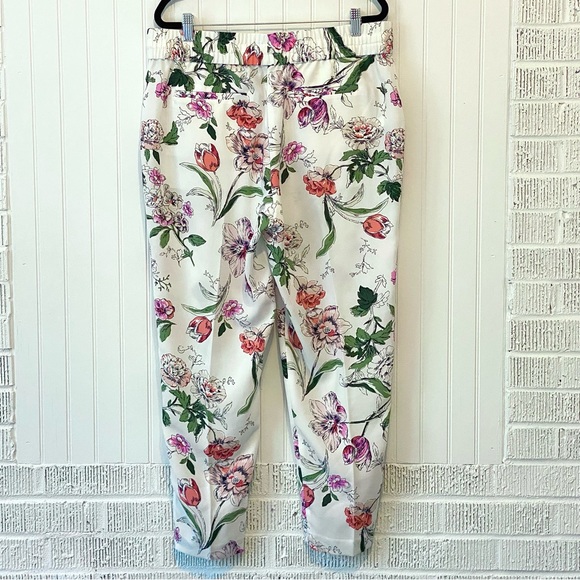 NWT Ann Taylor Floral Straight Leg Slacks, Size: 12 - Picture 2 of 9
